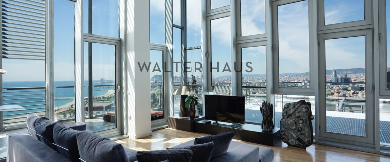 Fantastic seafront duplex penthouse for rent in Diagonal Mar, Barcelona