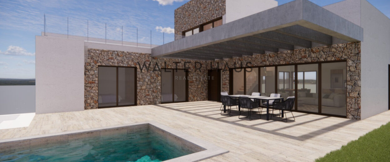 Xalet d´obra nova en urbanització Camp de Golf, Layos