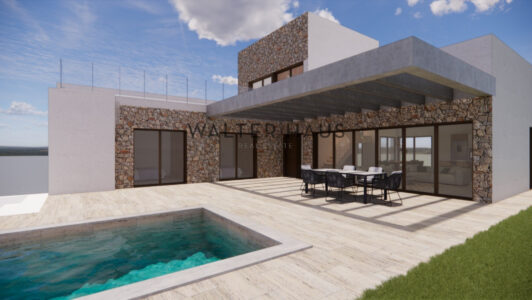 Chalet de obra nueva en urbanización Campo de Golf, Layos