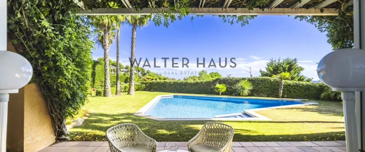 Casa elegant amb vistes al Mediterrani a La Gavina, S’Agaró