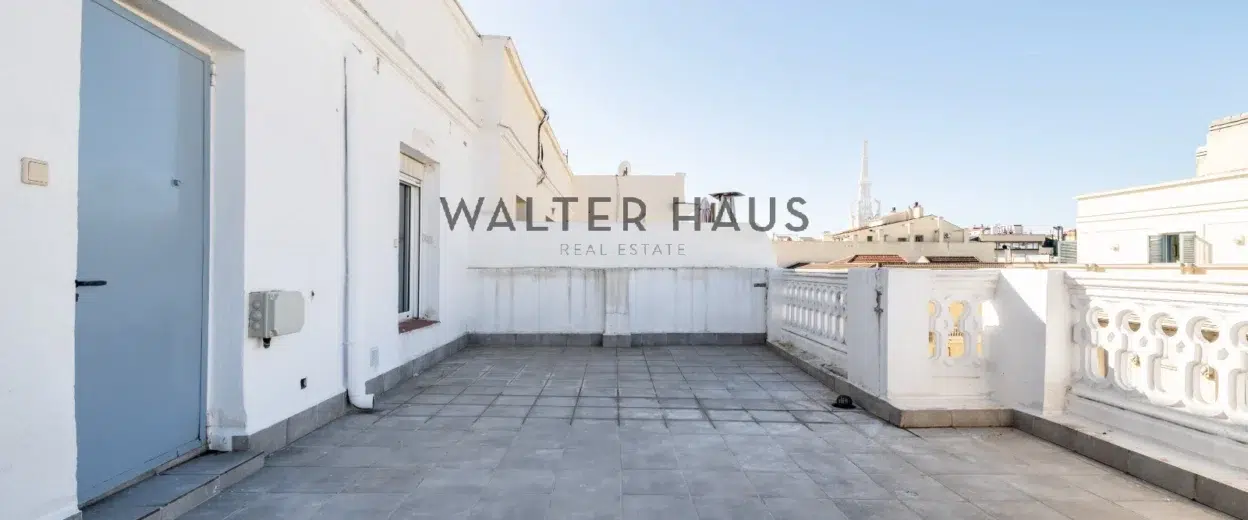 Àtic amb terrassa a reformar a Recoletos, Madrid.